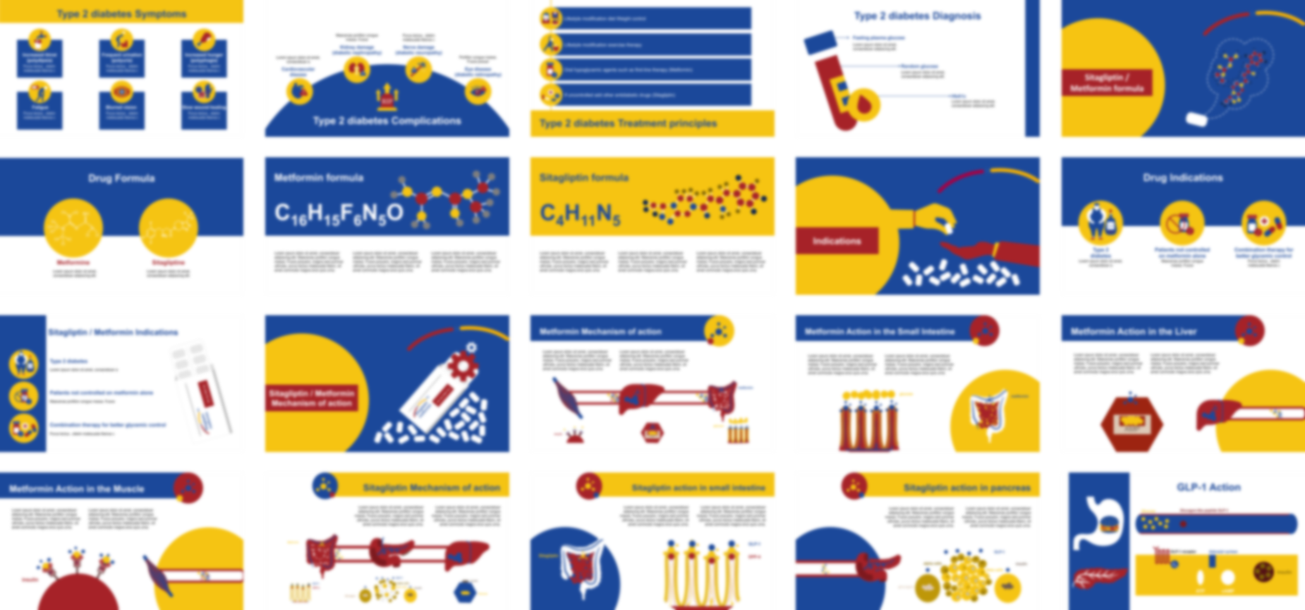 Sitagliptin Metformin presentation Template preview