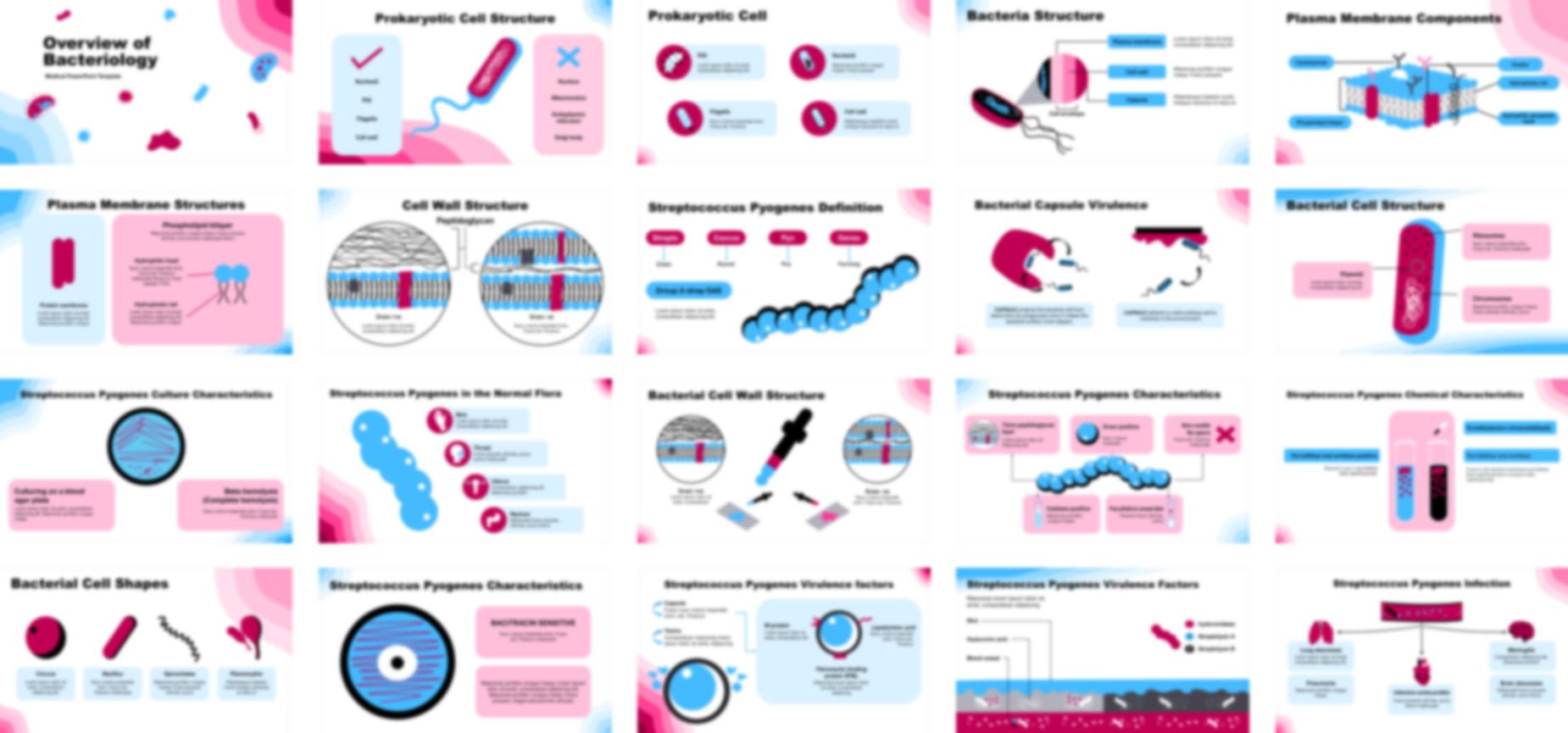 Overview of Bacteriology PowerPoint Template slide preview