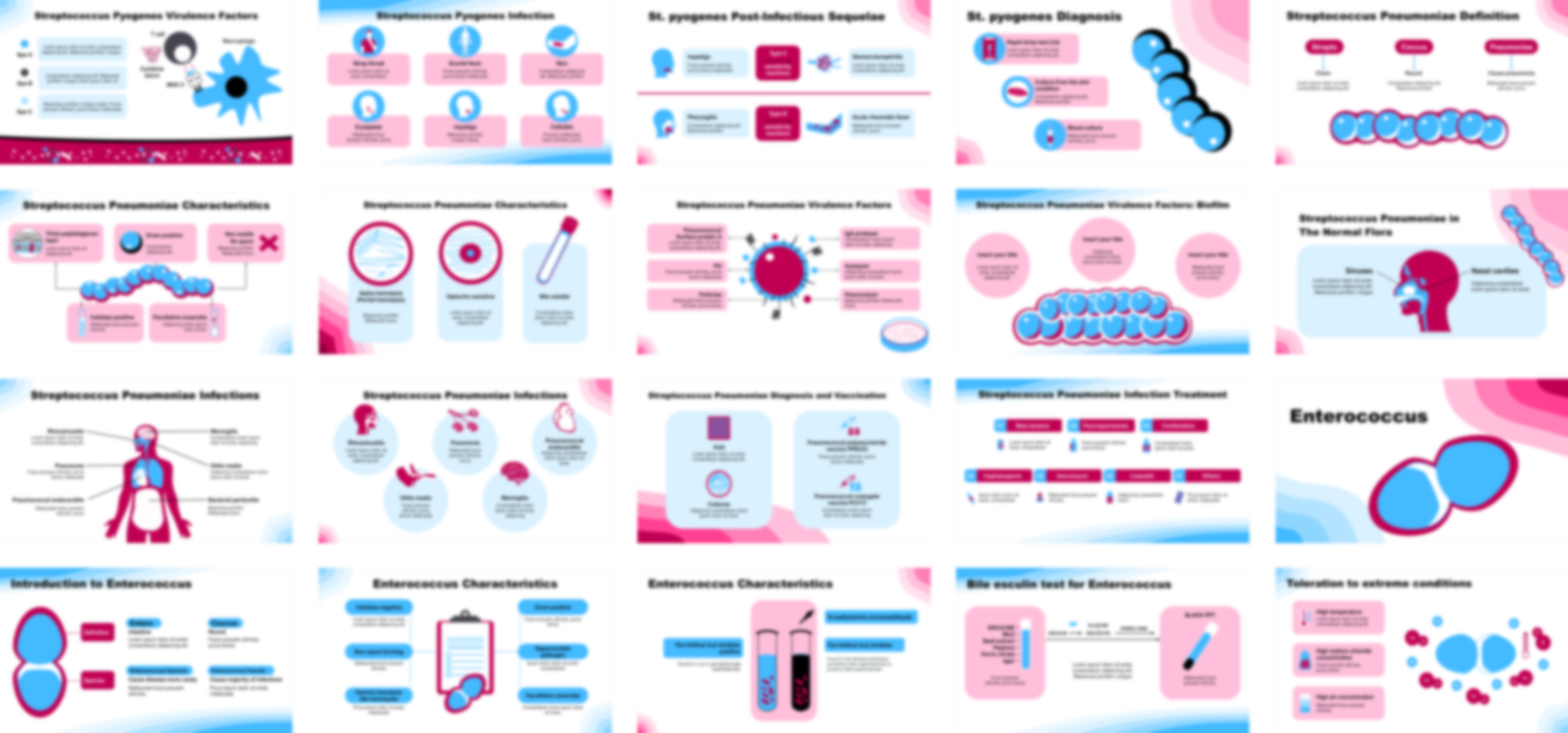 Overview of Bacteriology presentation Template preview