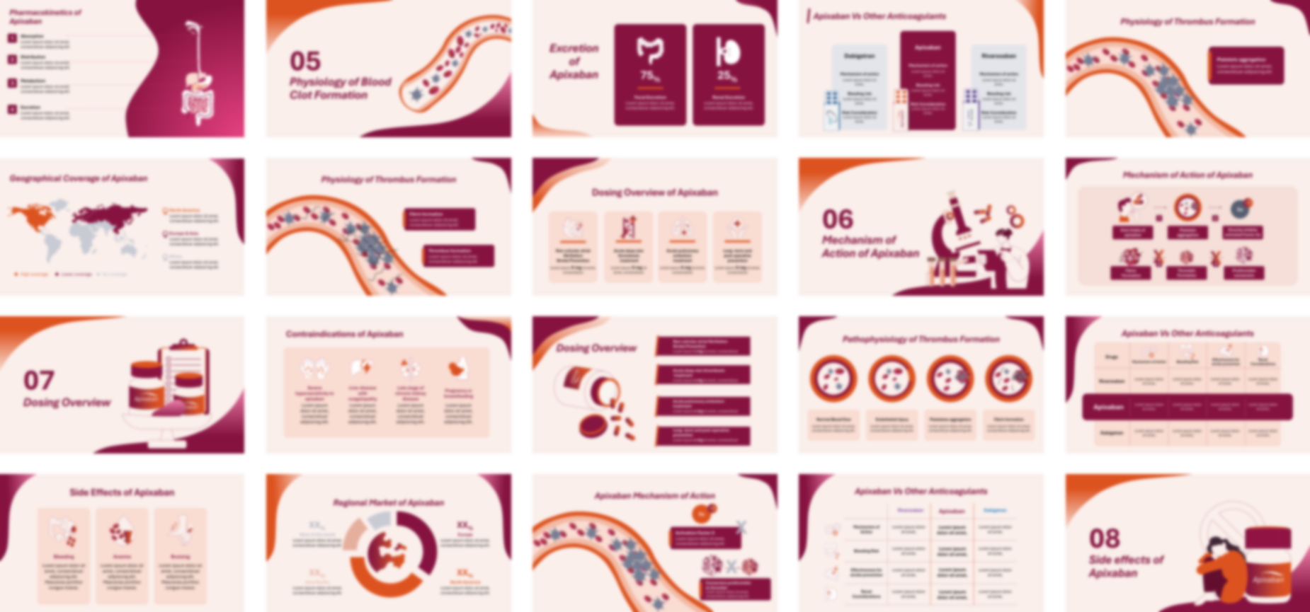 Apixaban presentation Template preview