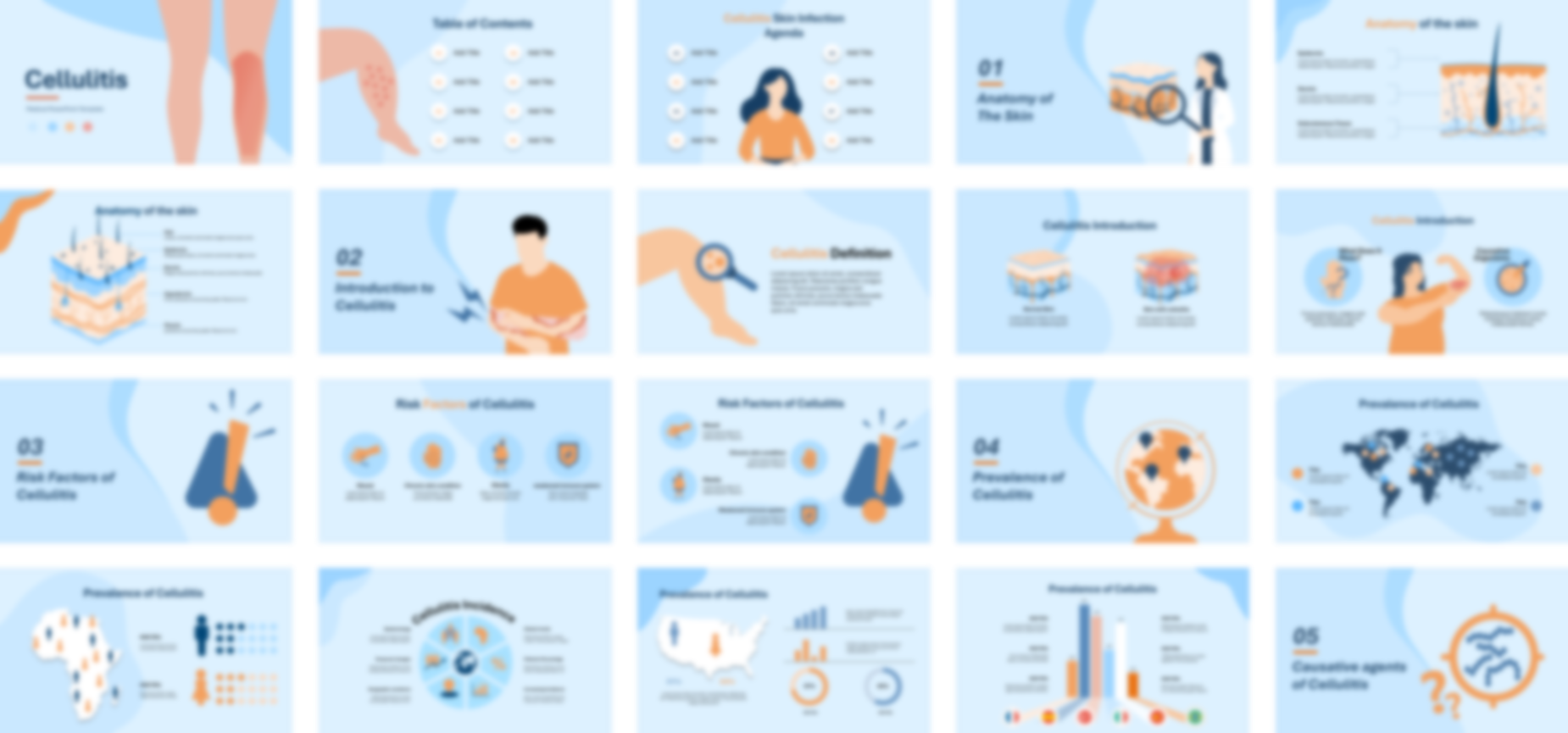 Cellulitis PowerPoint Template slide preview