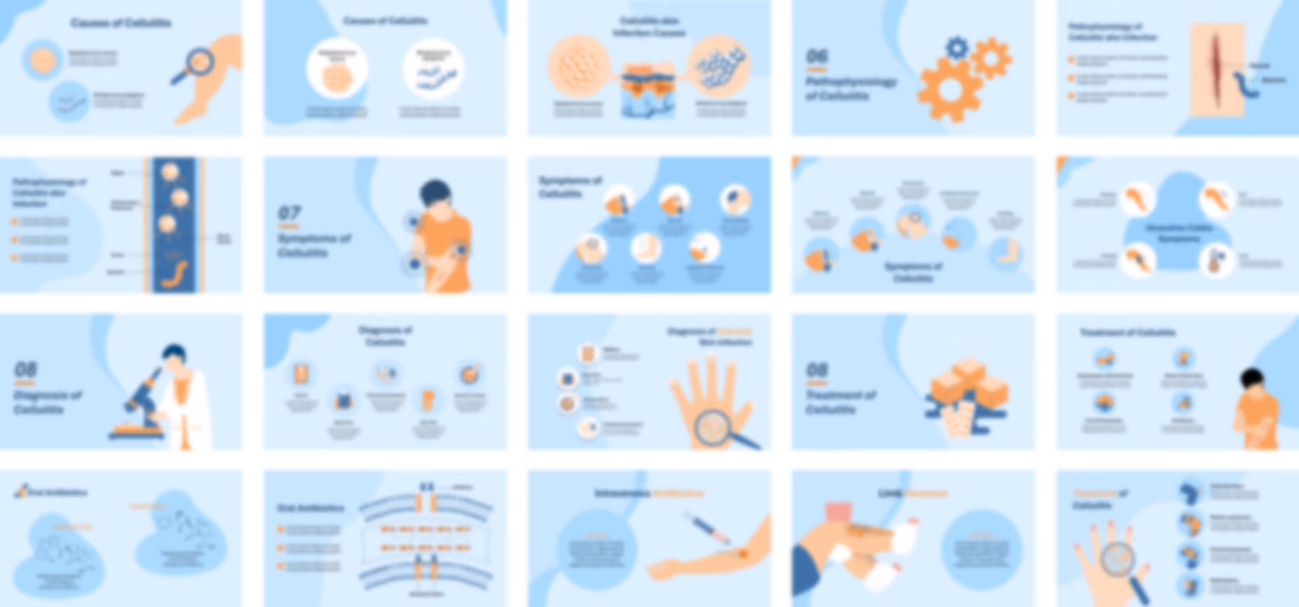 Cellulitis presentation Template preview