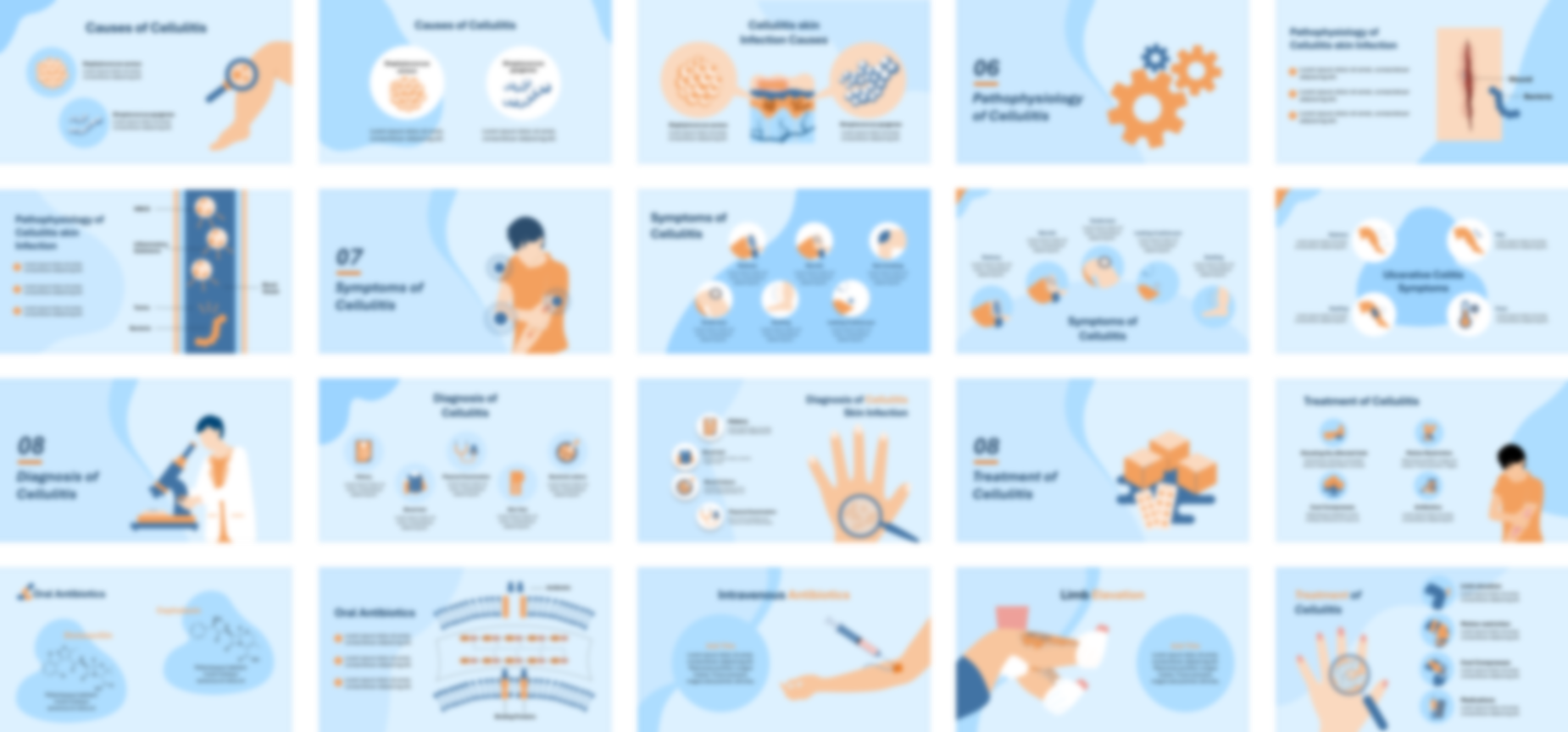 Cellulitis presentation Template preview