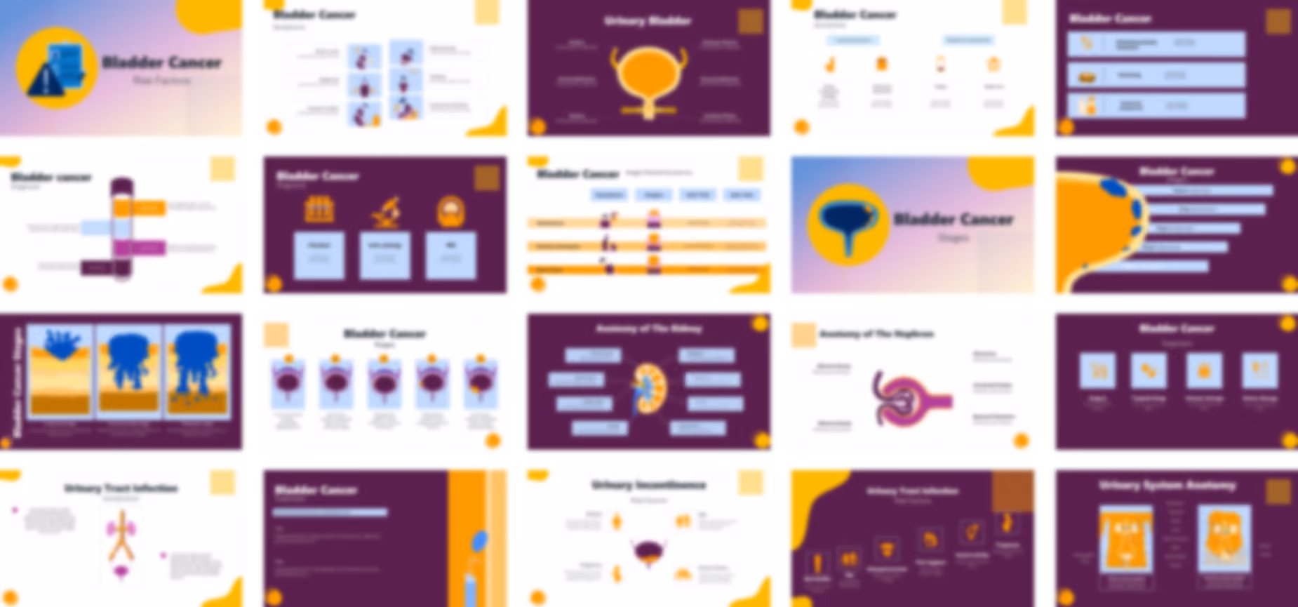 Bladder Cancer presentation Template preview