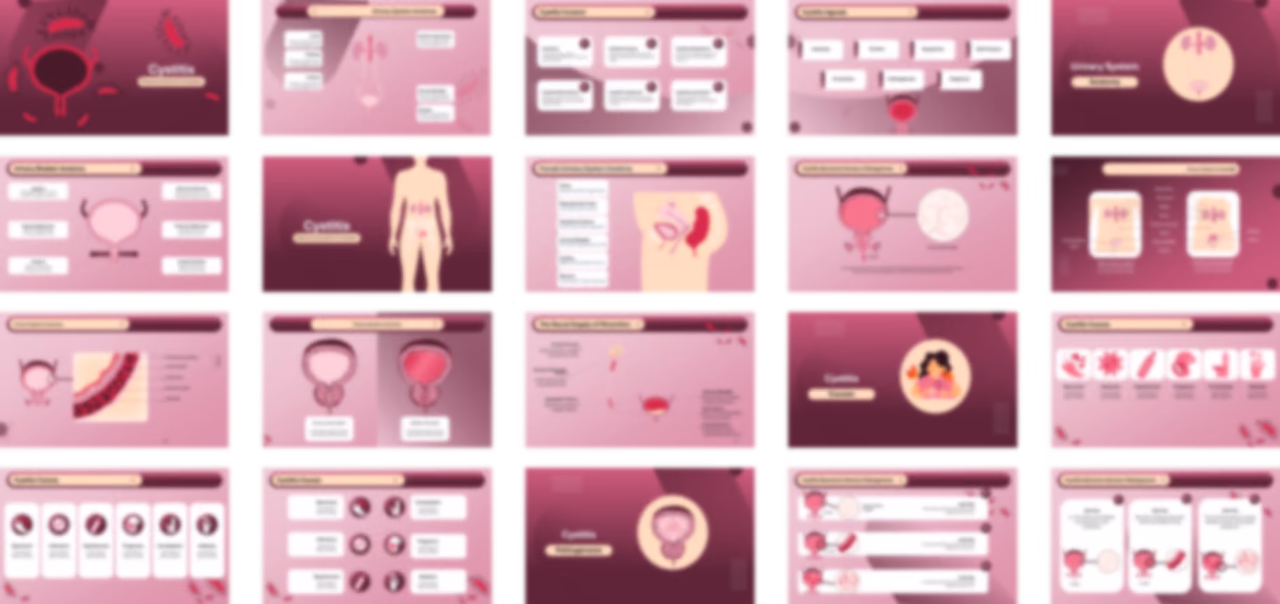 Cystitis PowerPoint Template slide preview