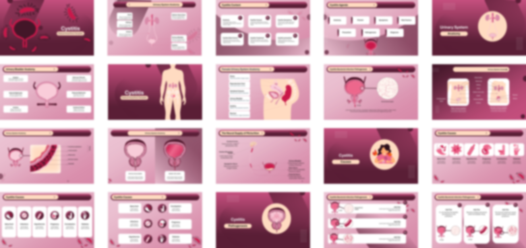 Cystitis PowerPoint Template slide preview