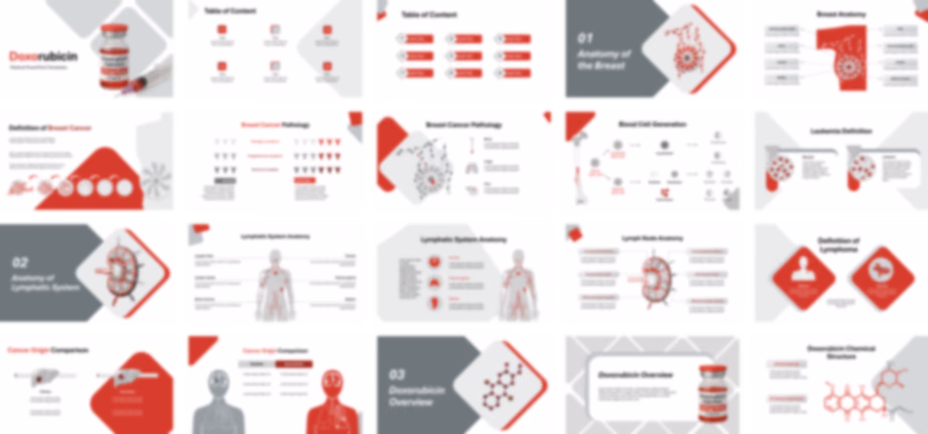 Doxorubicin PowerPoint Template slide preview