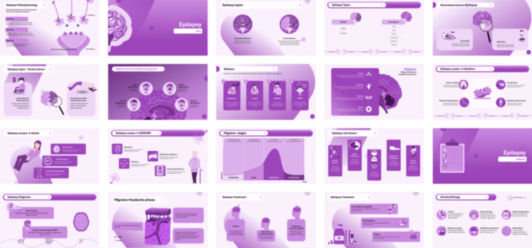 Epilepsy presentation Template preview