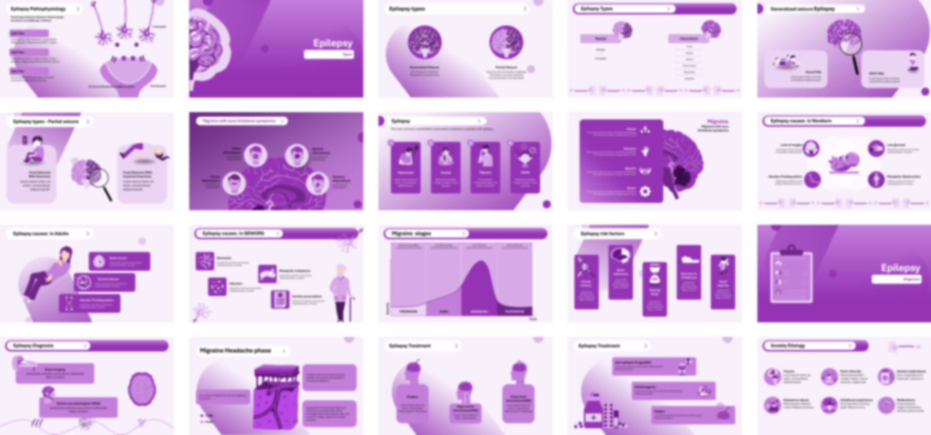 Epilepsy presentation Template preview
