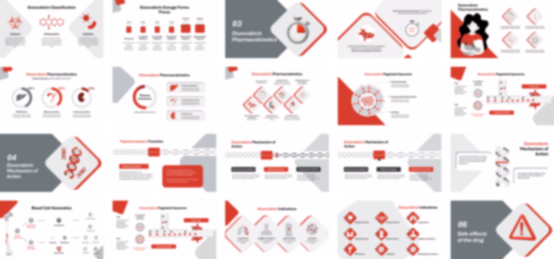 Doxorubicin presentation Template preview