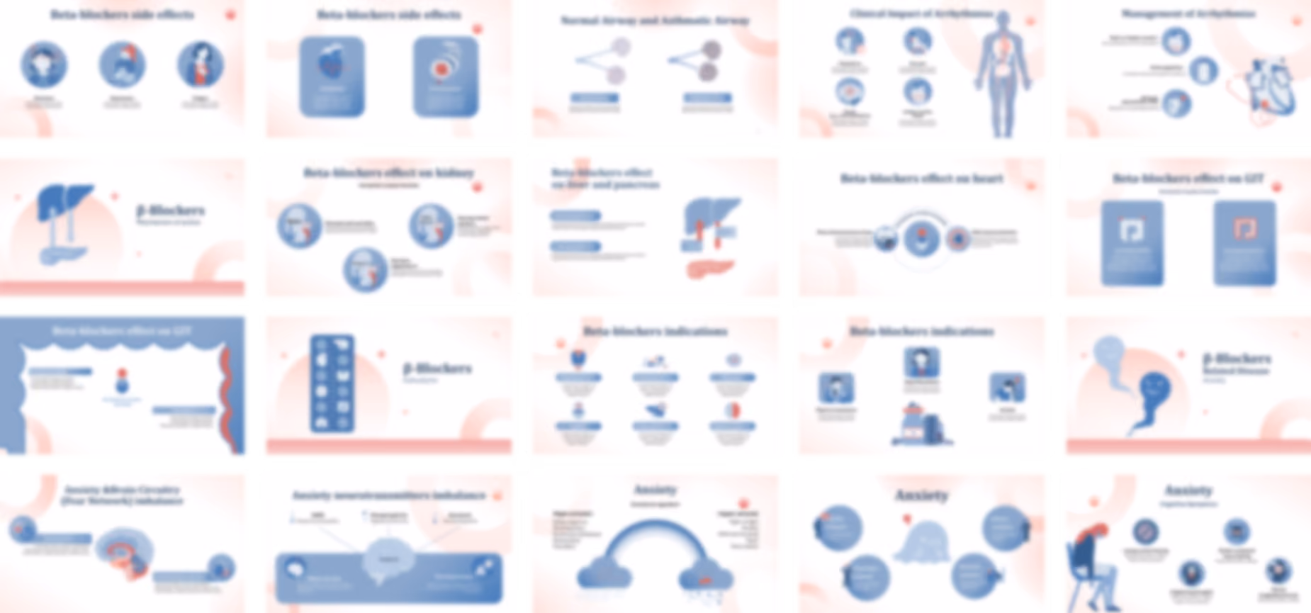 Beta Blockers presentation Template preview