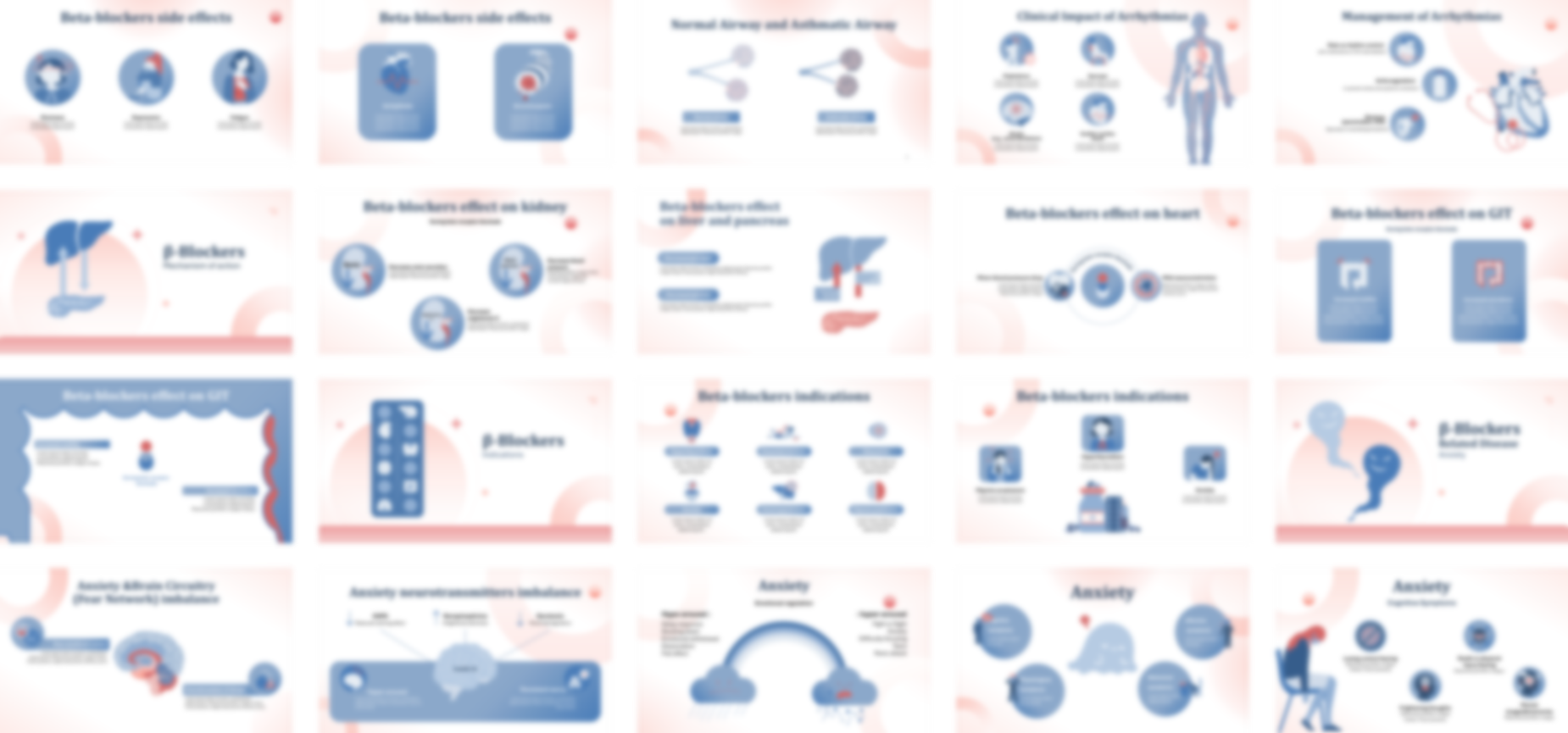 Beta Blockers presentation Template preview