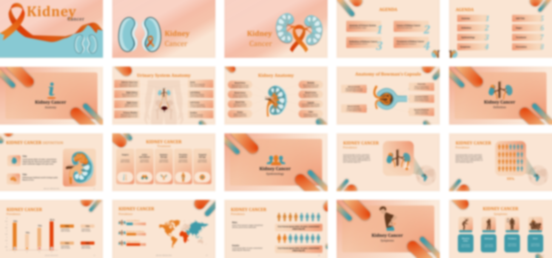 Kidney Cancer PowerPoint Template slide preview