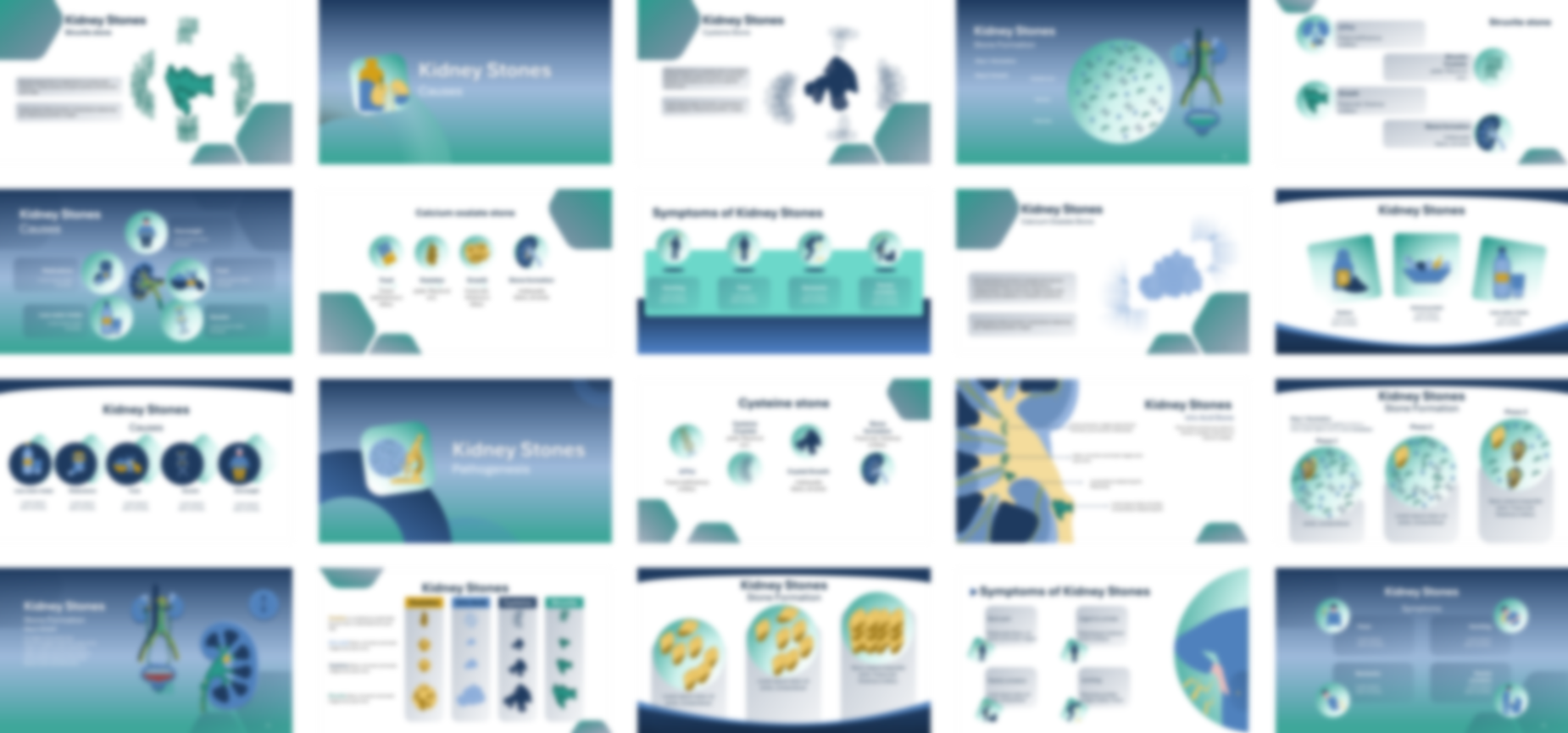 Kidney Stones presentation Template preview