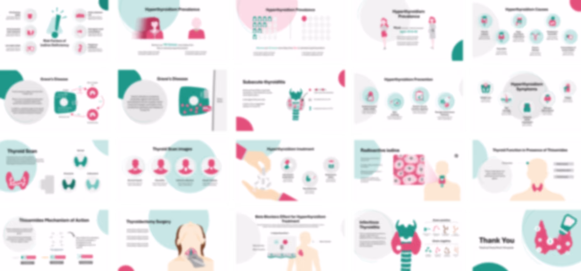Iodine Deficiency PowerPoint template design preview