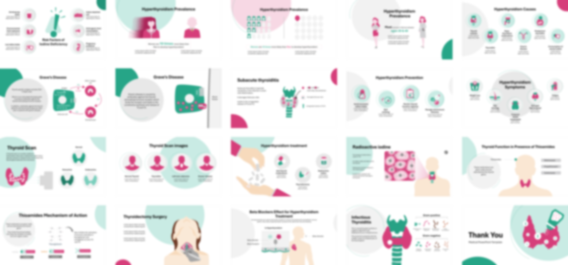 Iodine Deficiency PowerPoint template design preview