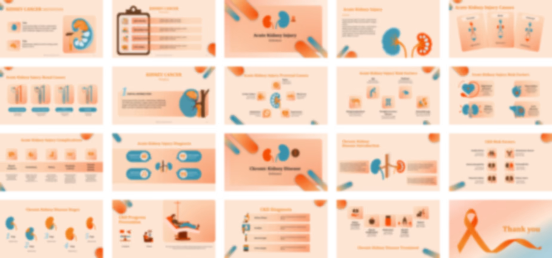 Kidney Cancer PowerPoint template design preview