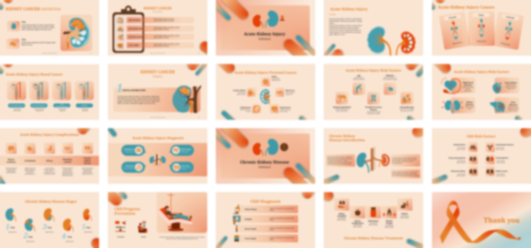Kidney Cancer PowerPoint template design preview