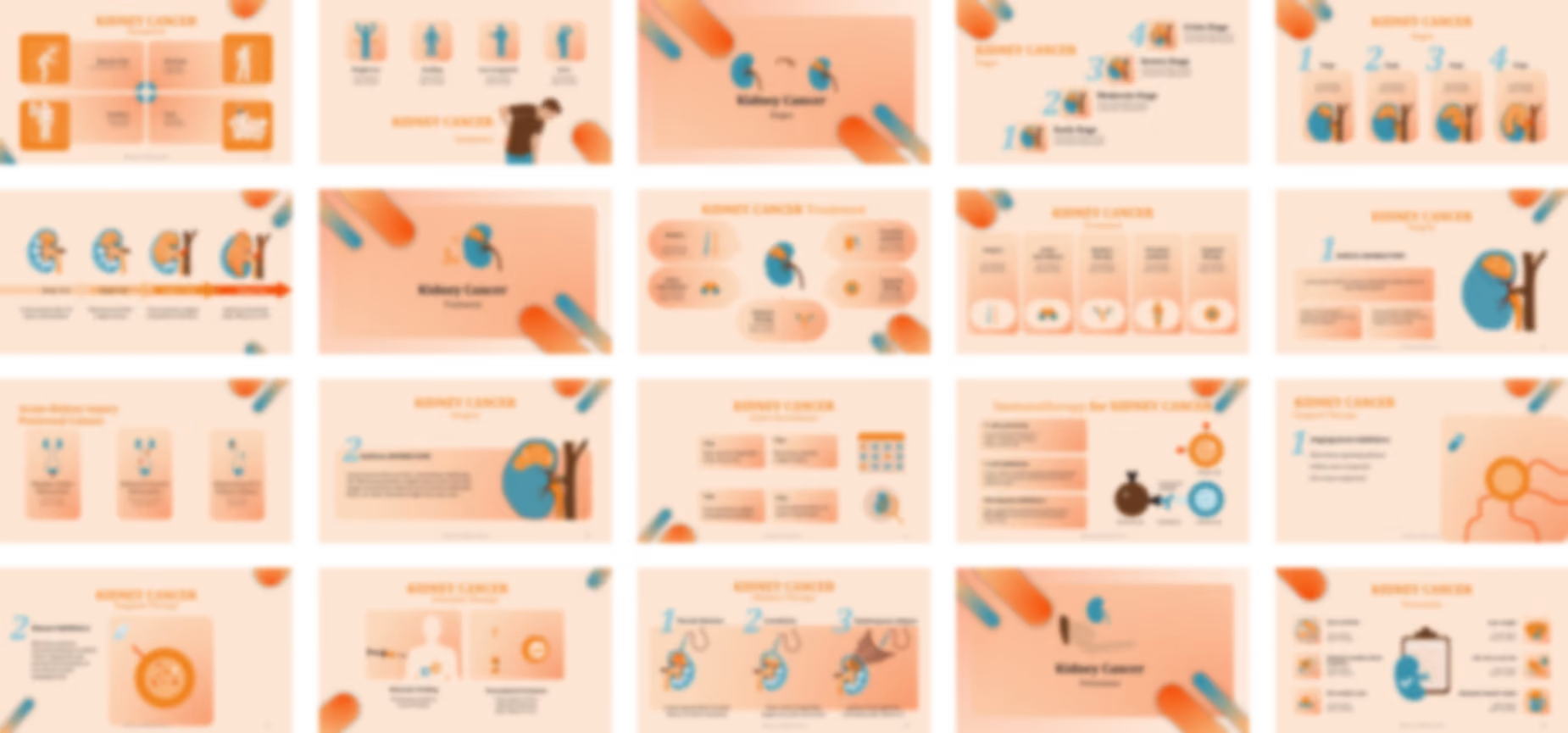 Kidney Cancer presentation Template preview