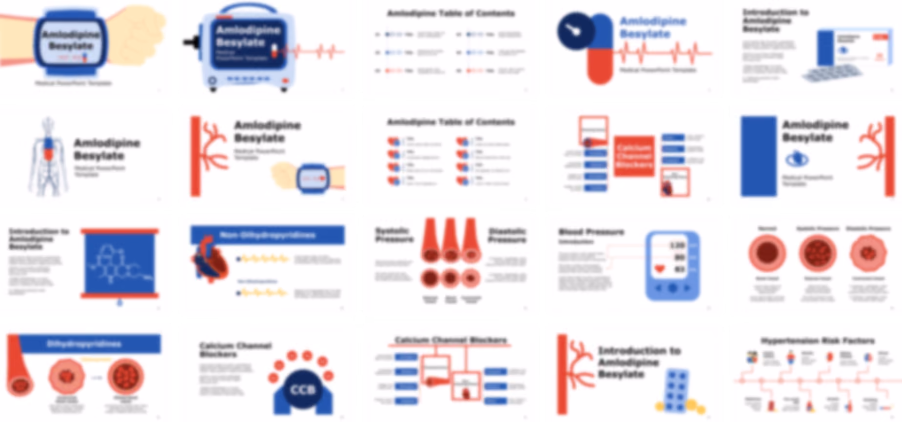 Amlodipine PowerPoint Template slide preview