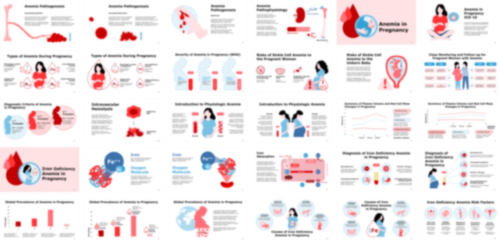 Anemia in Pregnancy presentation Template preview