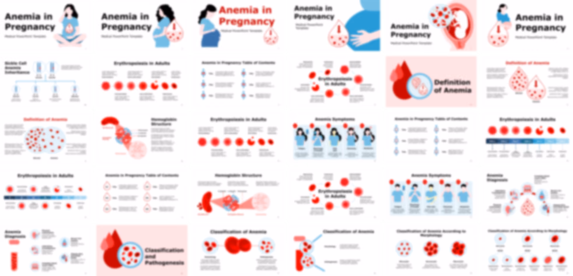 Anemia in Pregnancy PowerPoint Template slide preview