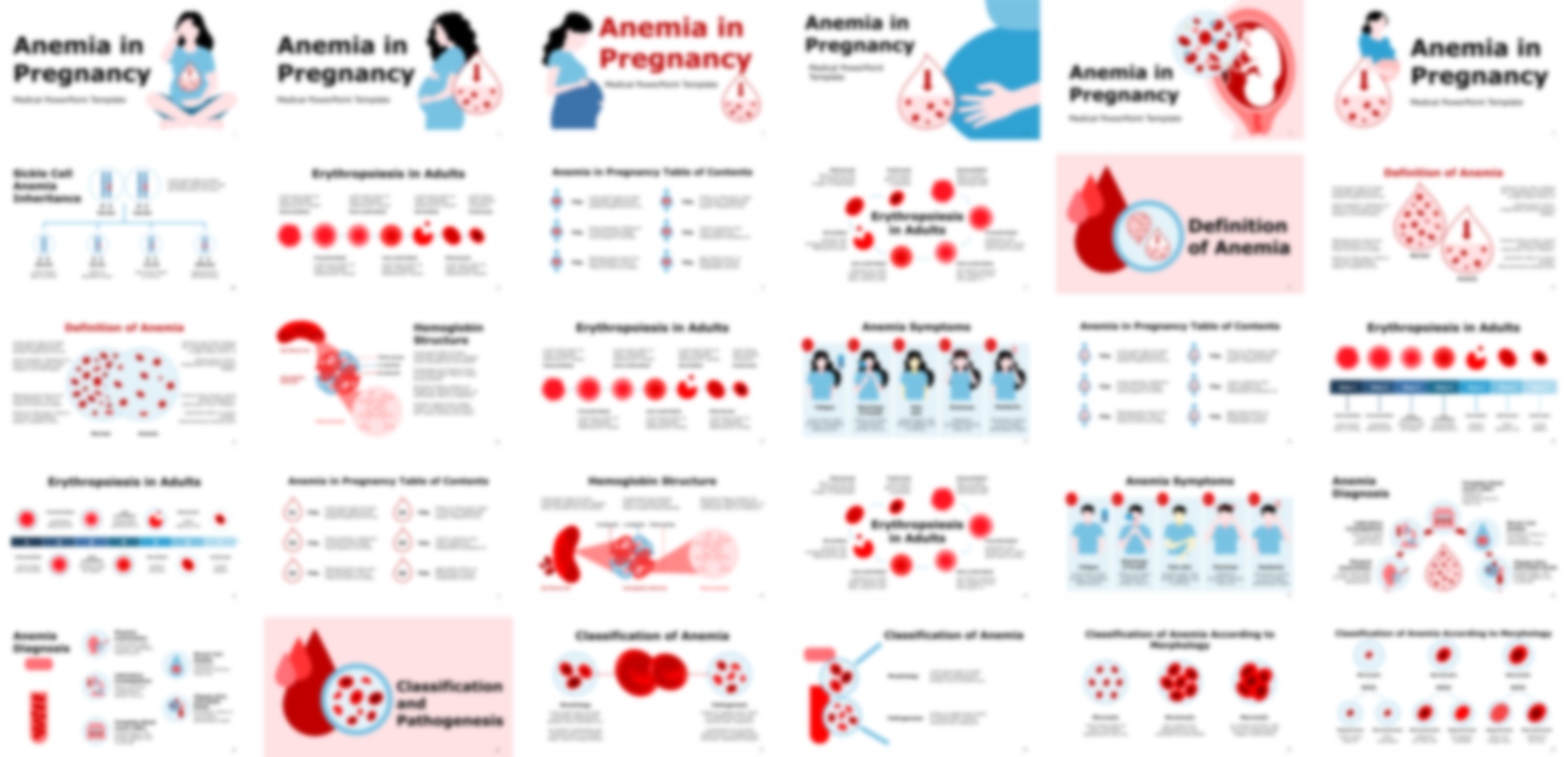 Anemia in Pregnancy PowerPoint Template slide preview