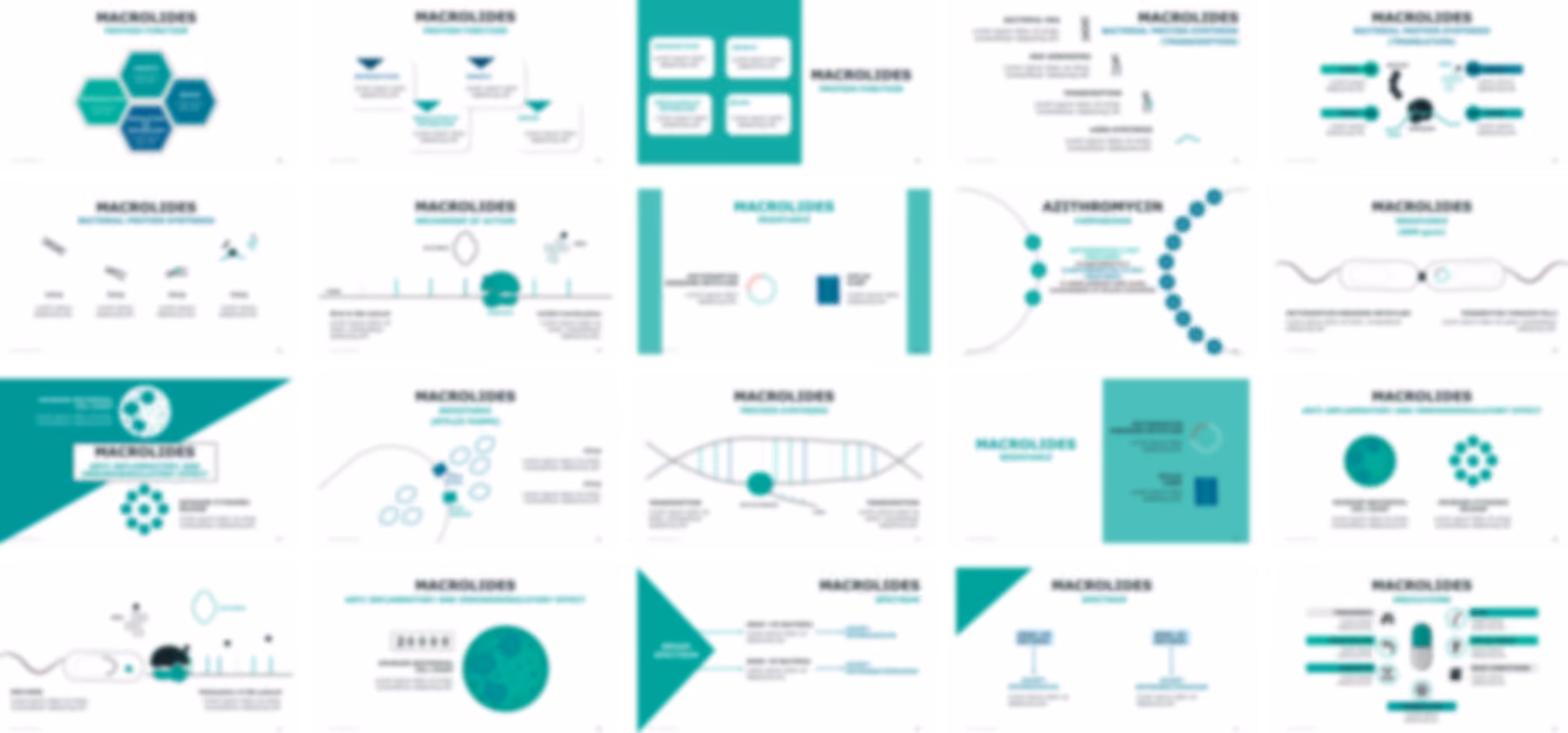 Azithromycin presentation Template preview