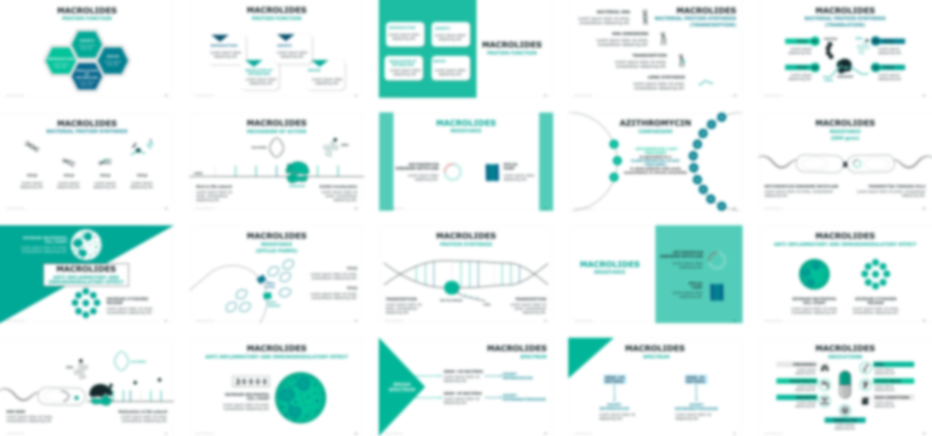 Azithromycin presentation Template preview