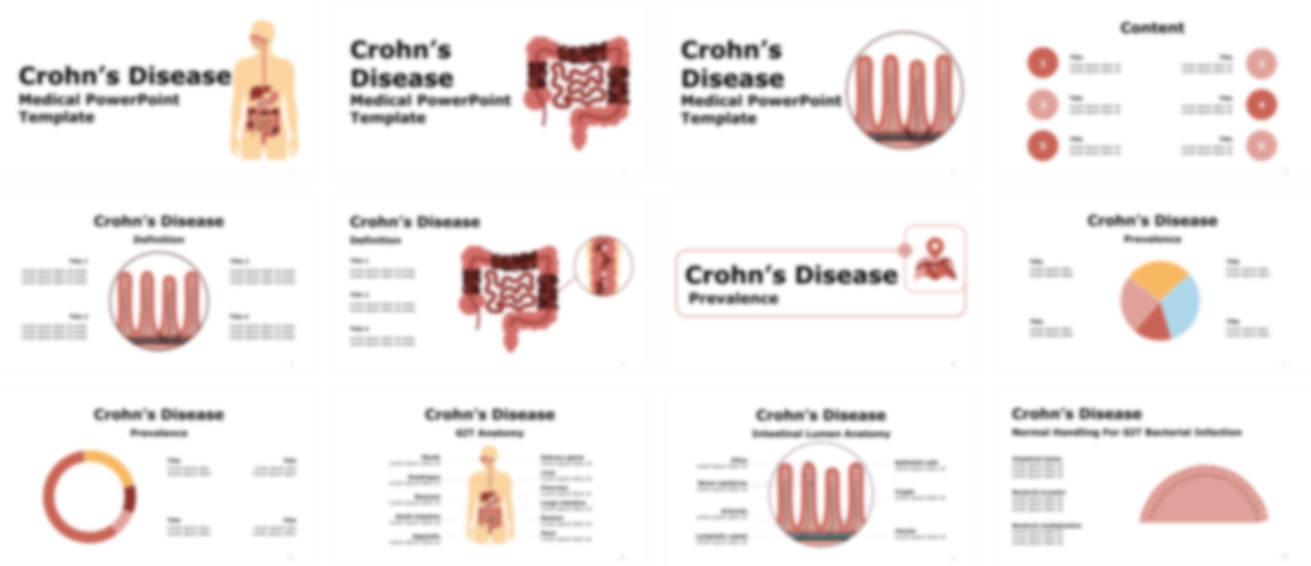 Crohn's disease PowerPoint Template slide preview