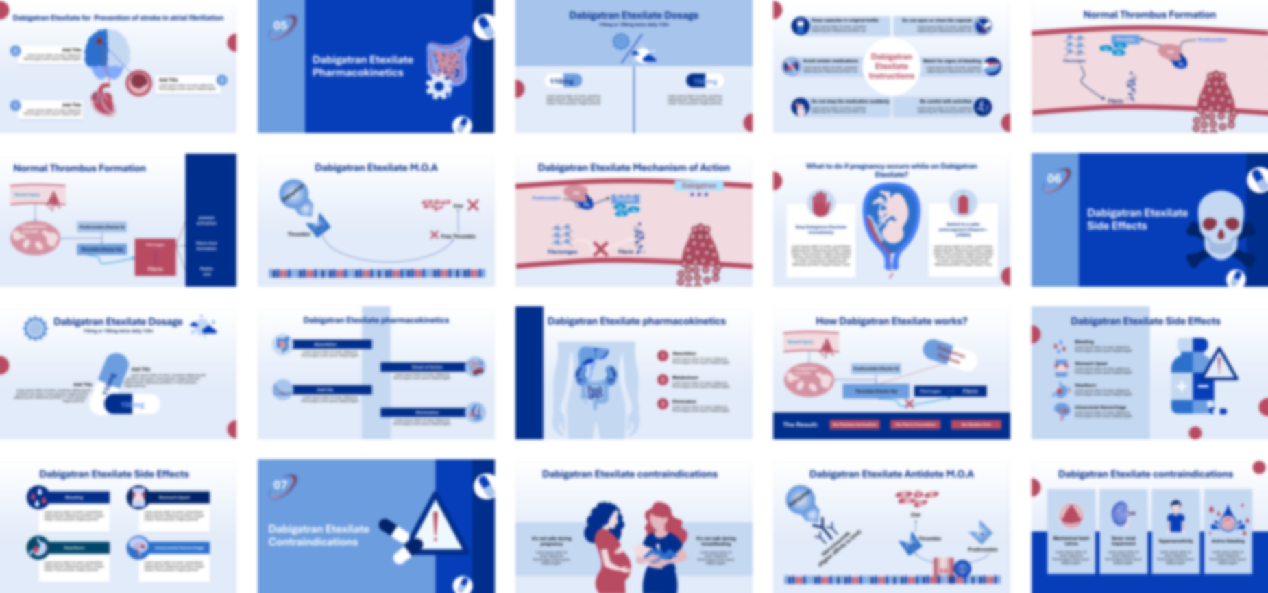 Dabigatran presentation Template preview