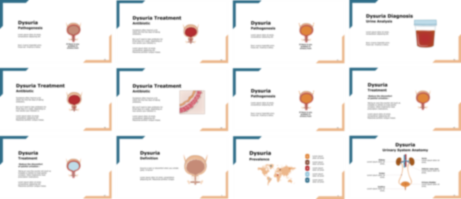 Dysuria presentation Template preview
