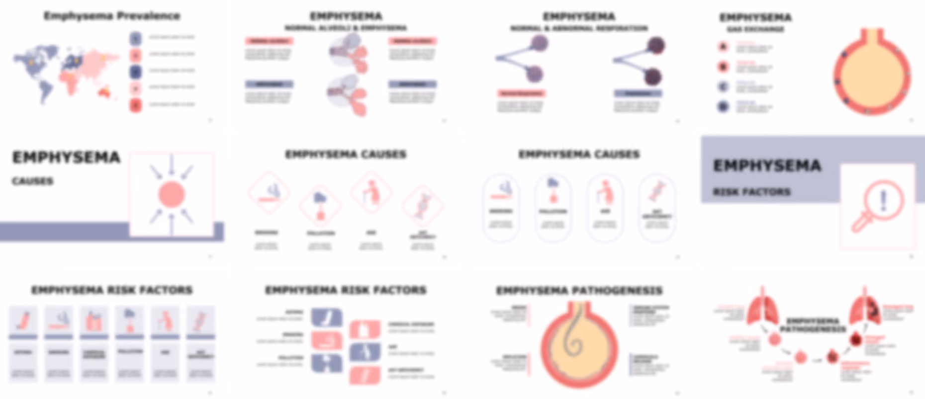 Emphysema presentation Template preview