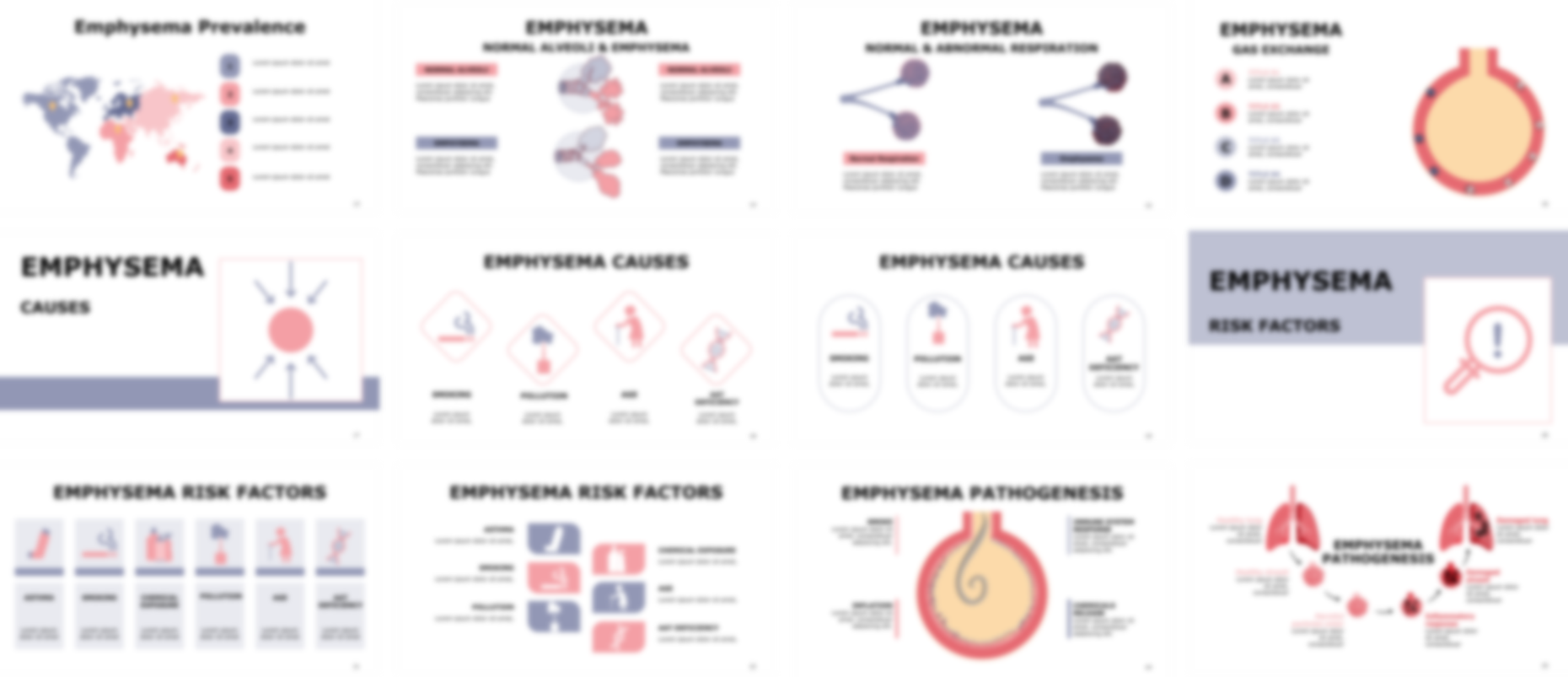 Emphysema presentation Template preview