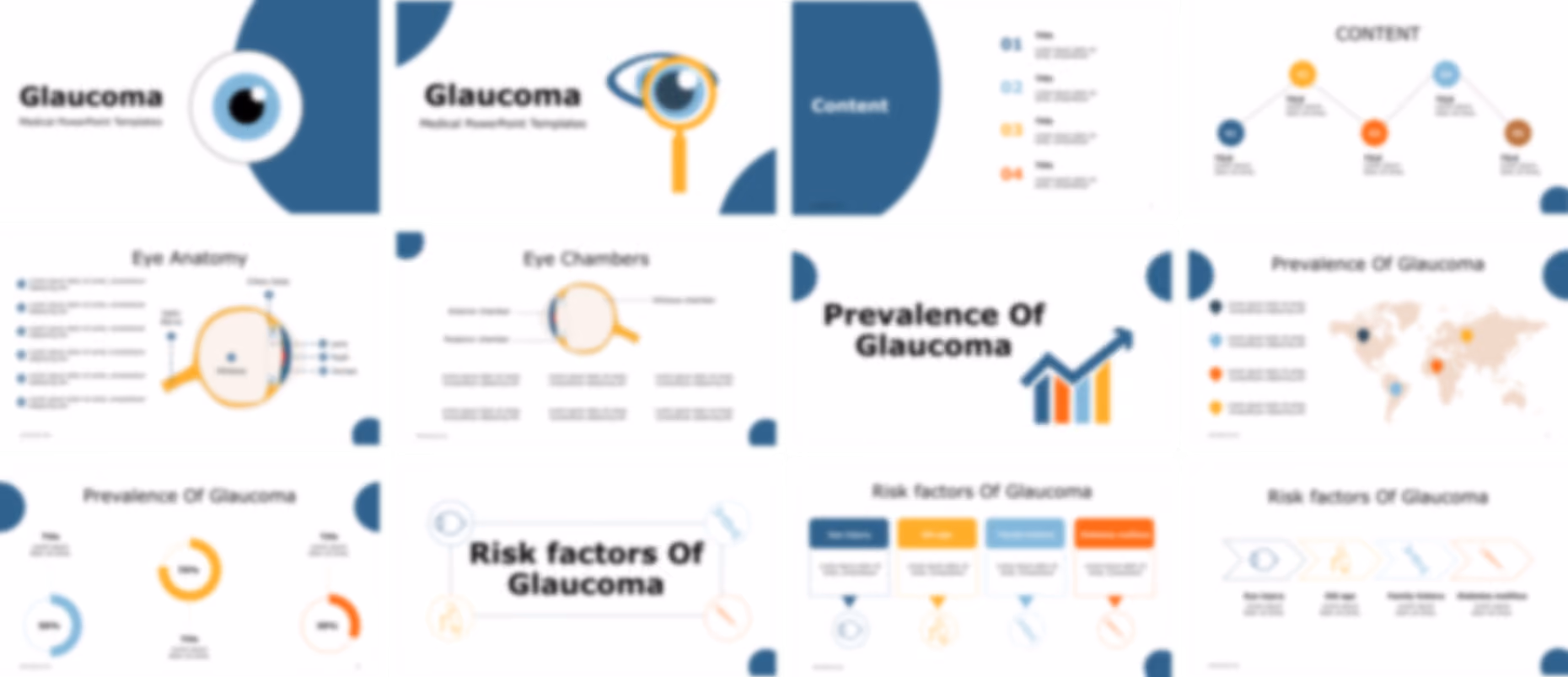 Glaucoma PowerPoint Template slide preview