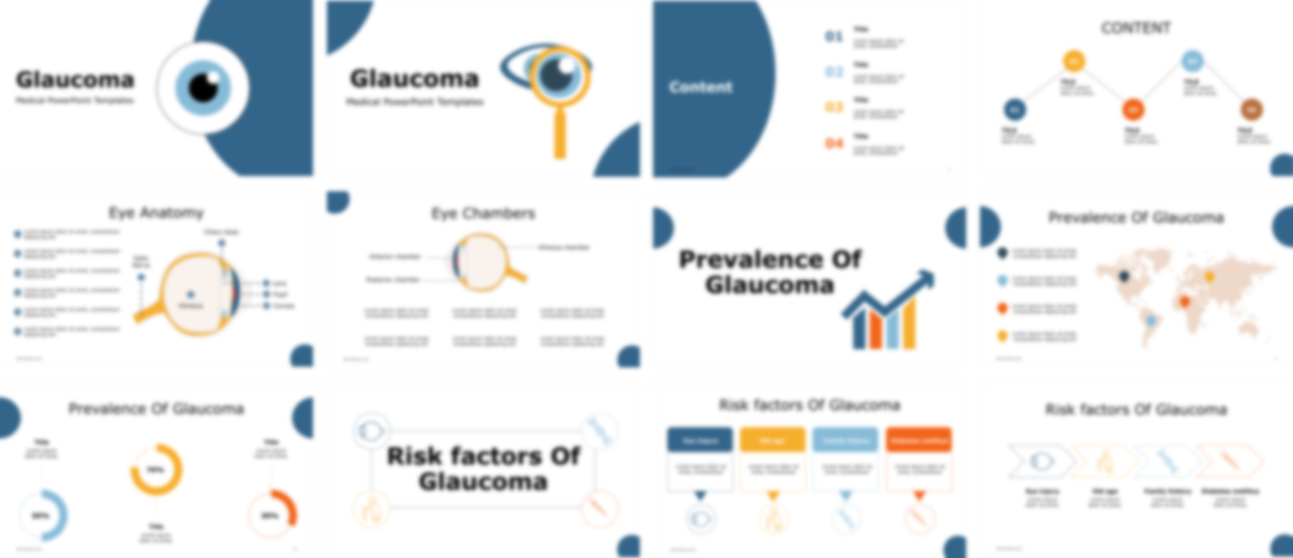 Glaucoma PowerPoint Template slide preview