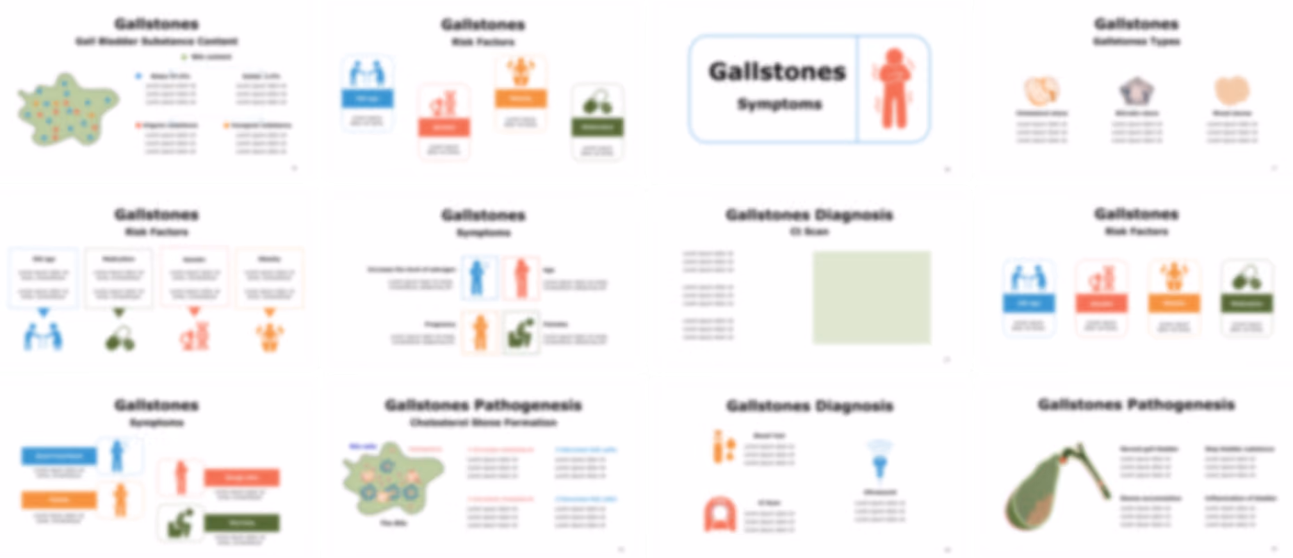 Gallstones presentation Template preview