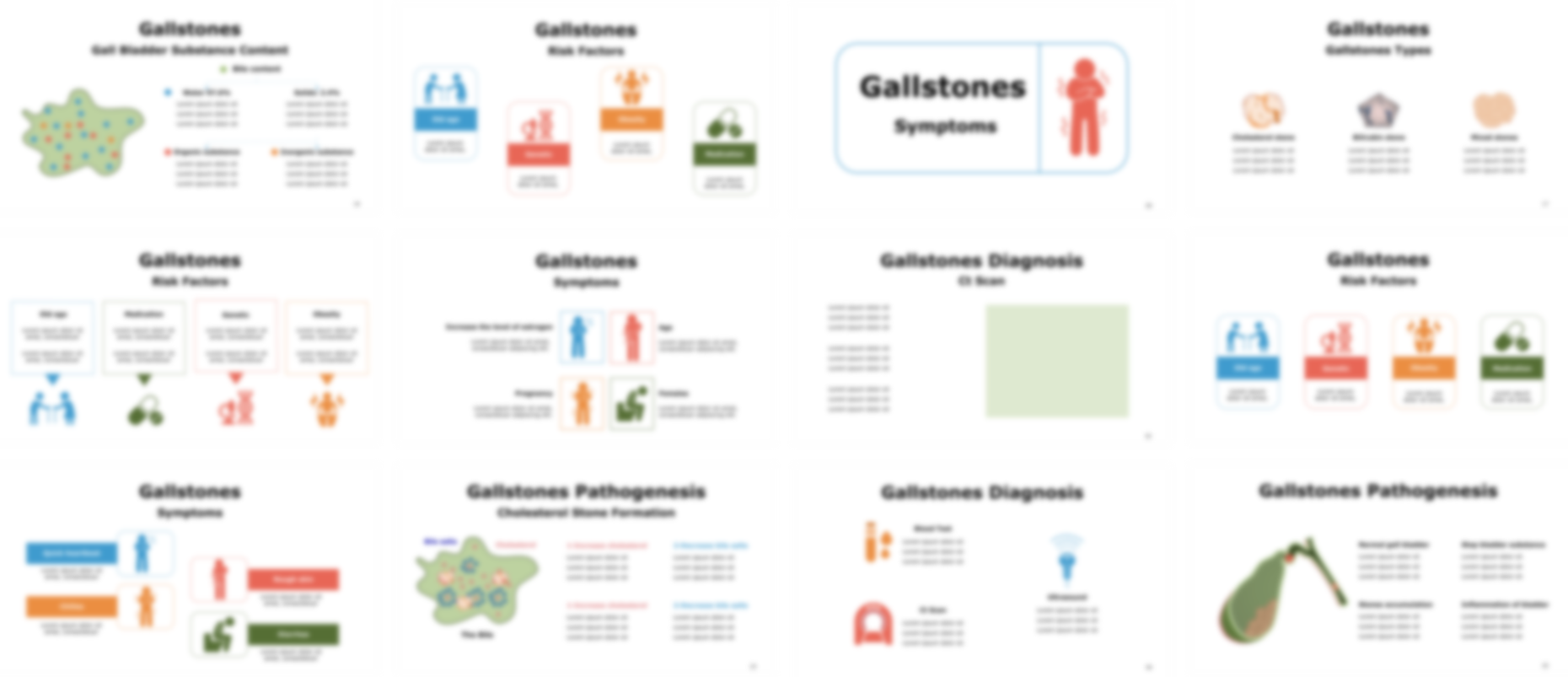 Gallstones presentation Template preview