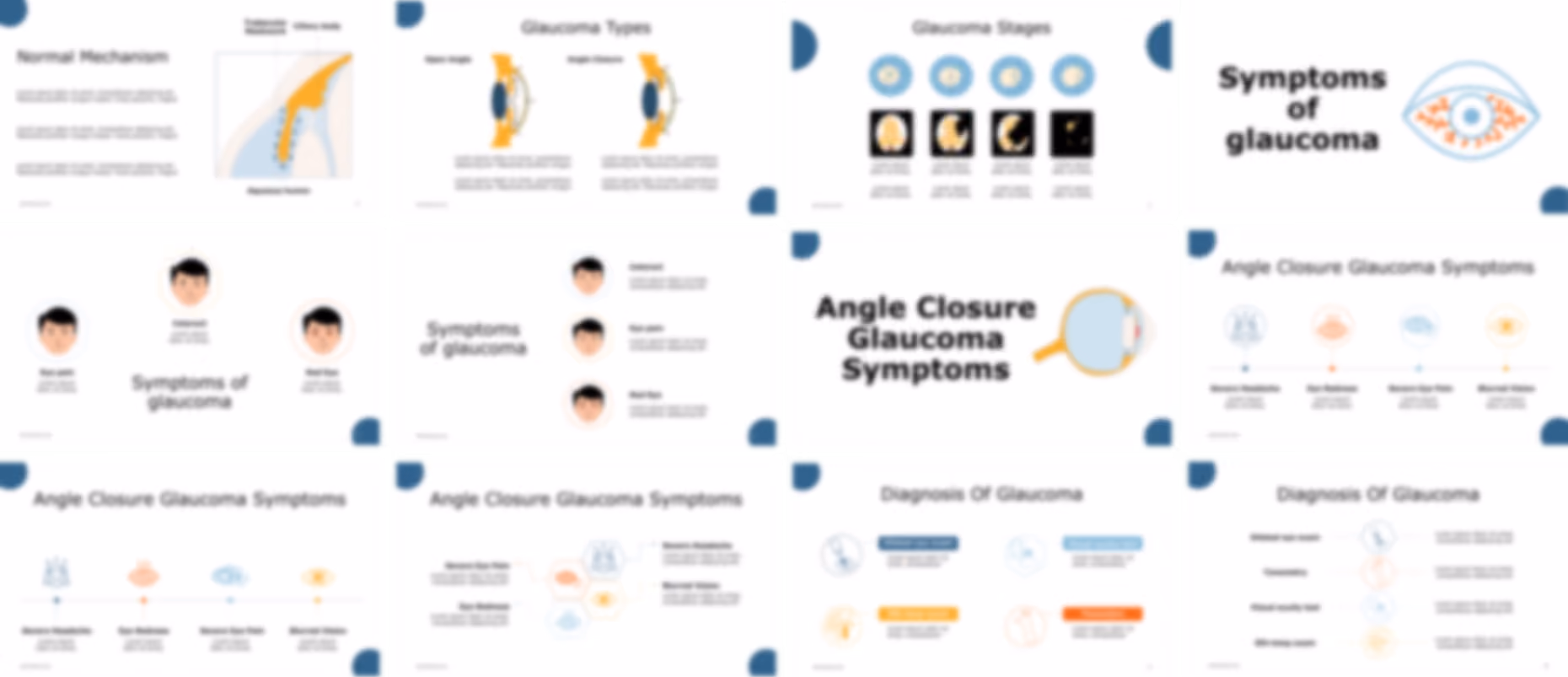 Glaucoma presentation Template preview