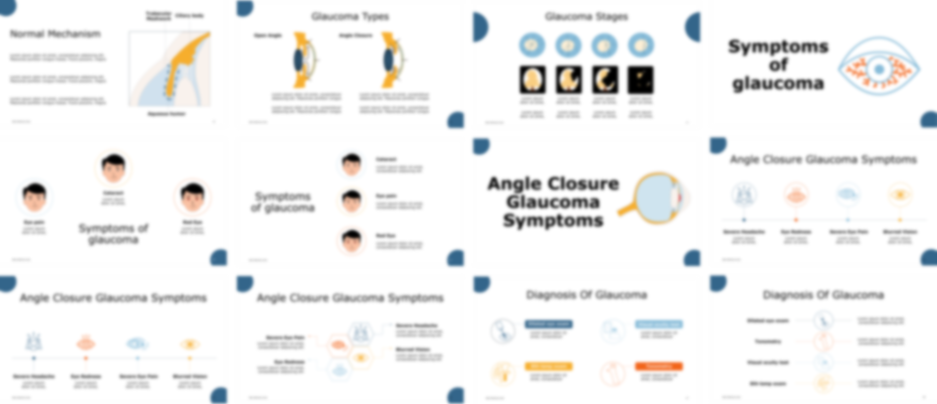 Glaucoma presentation Template preview