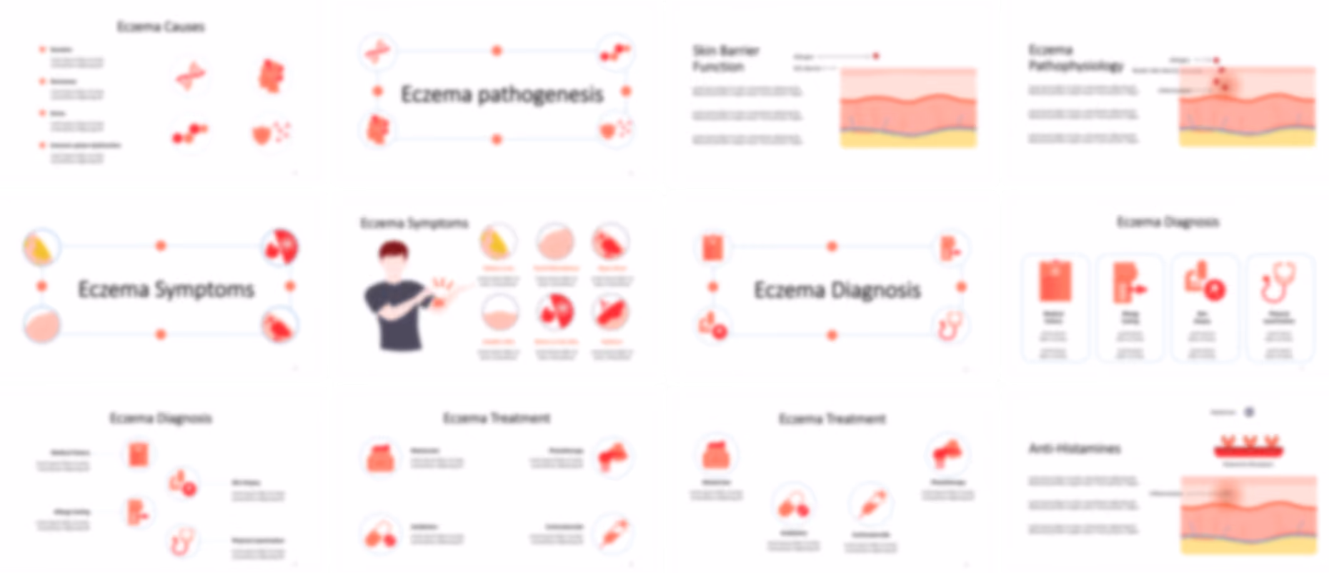 Eczema presentation Template preview