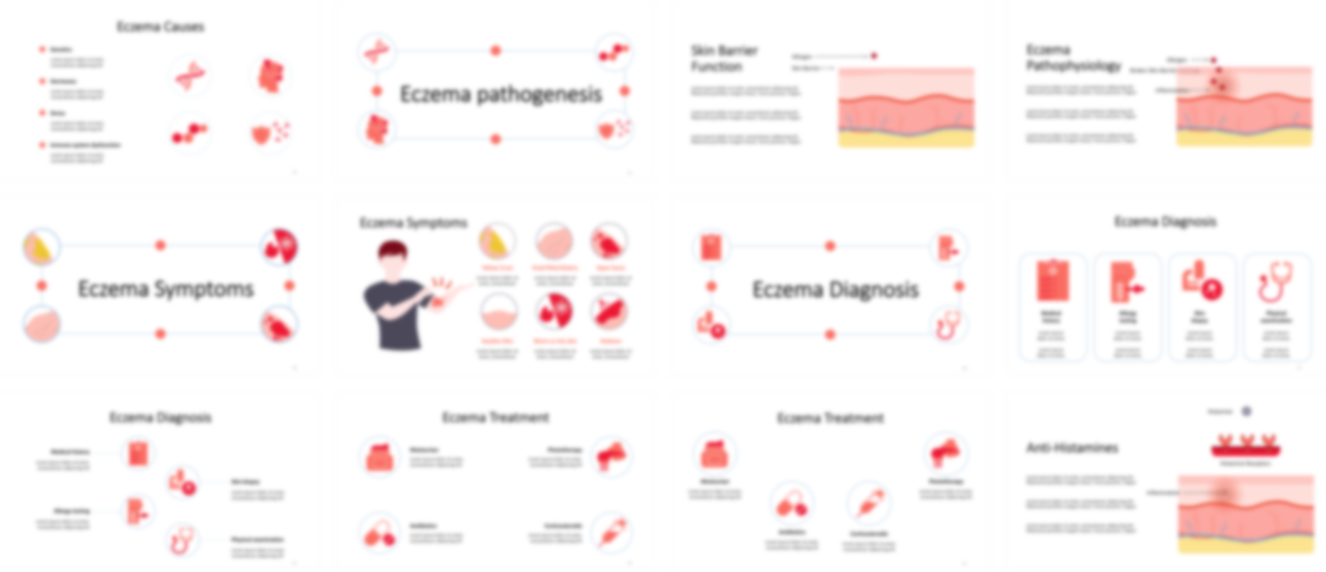 Eczema presentation Template preview