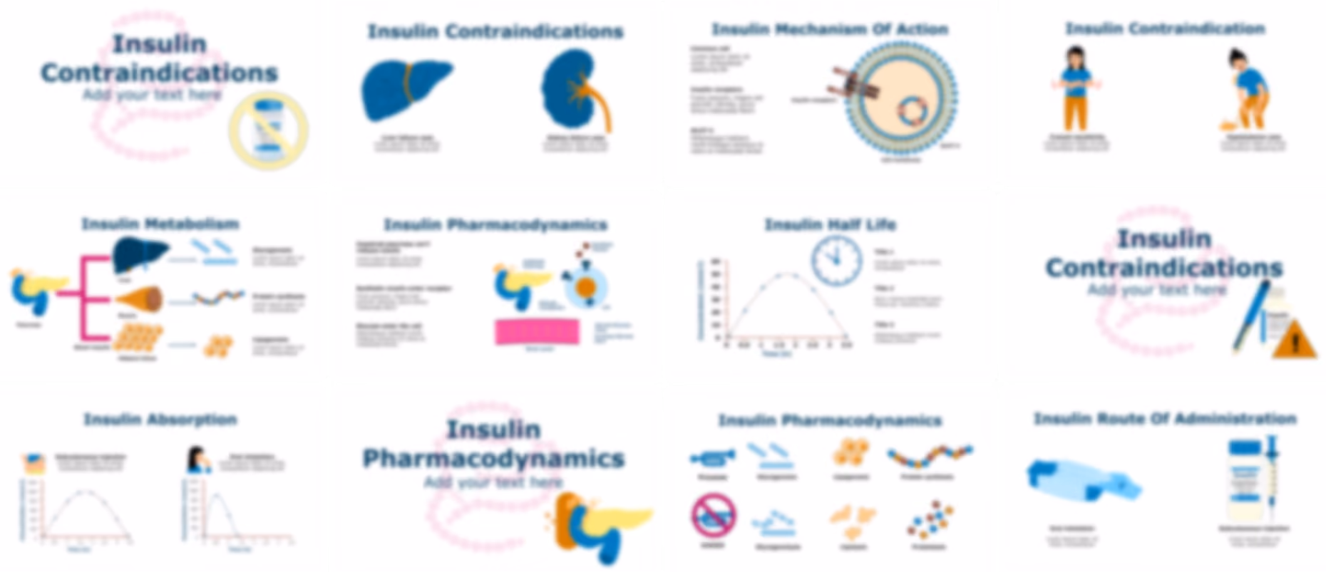 Insulin presentation Template preview