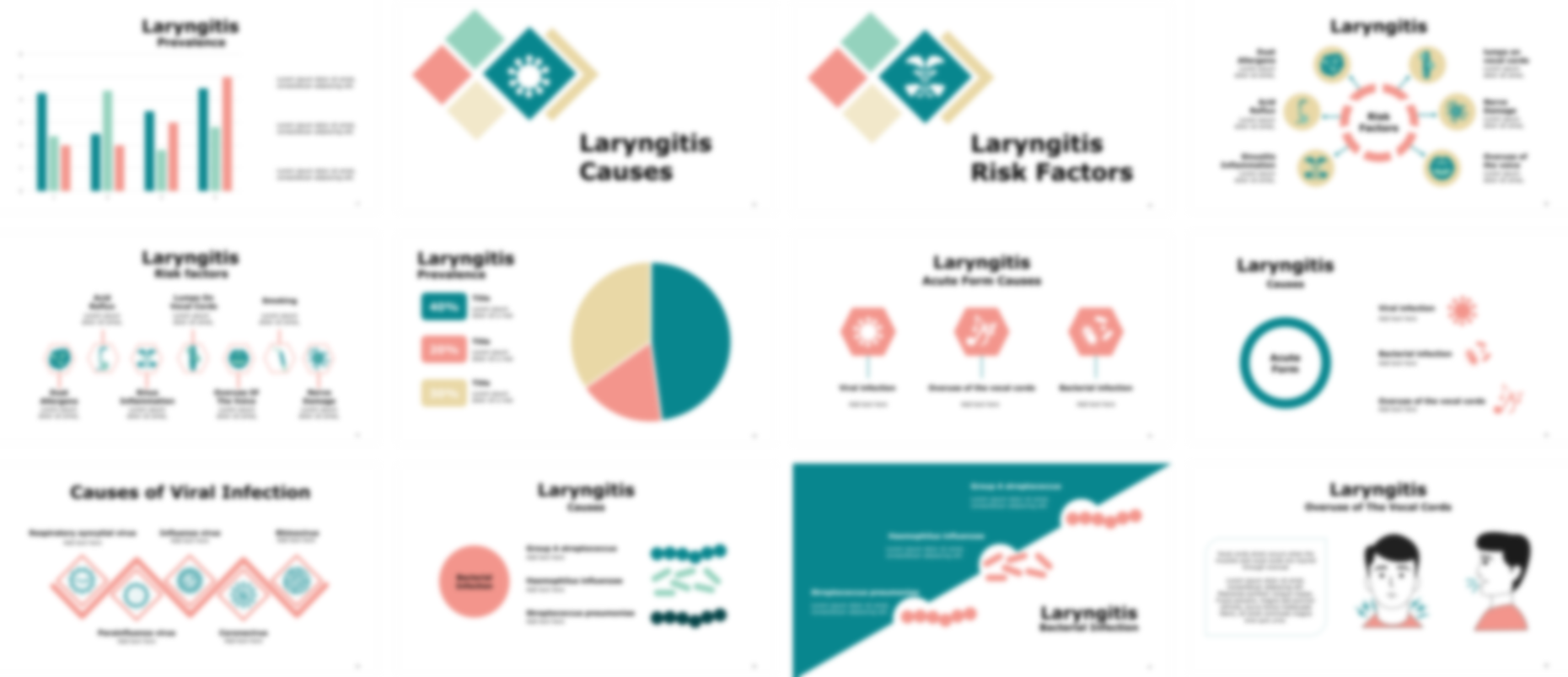 Laryngitis presentation Template preview