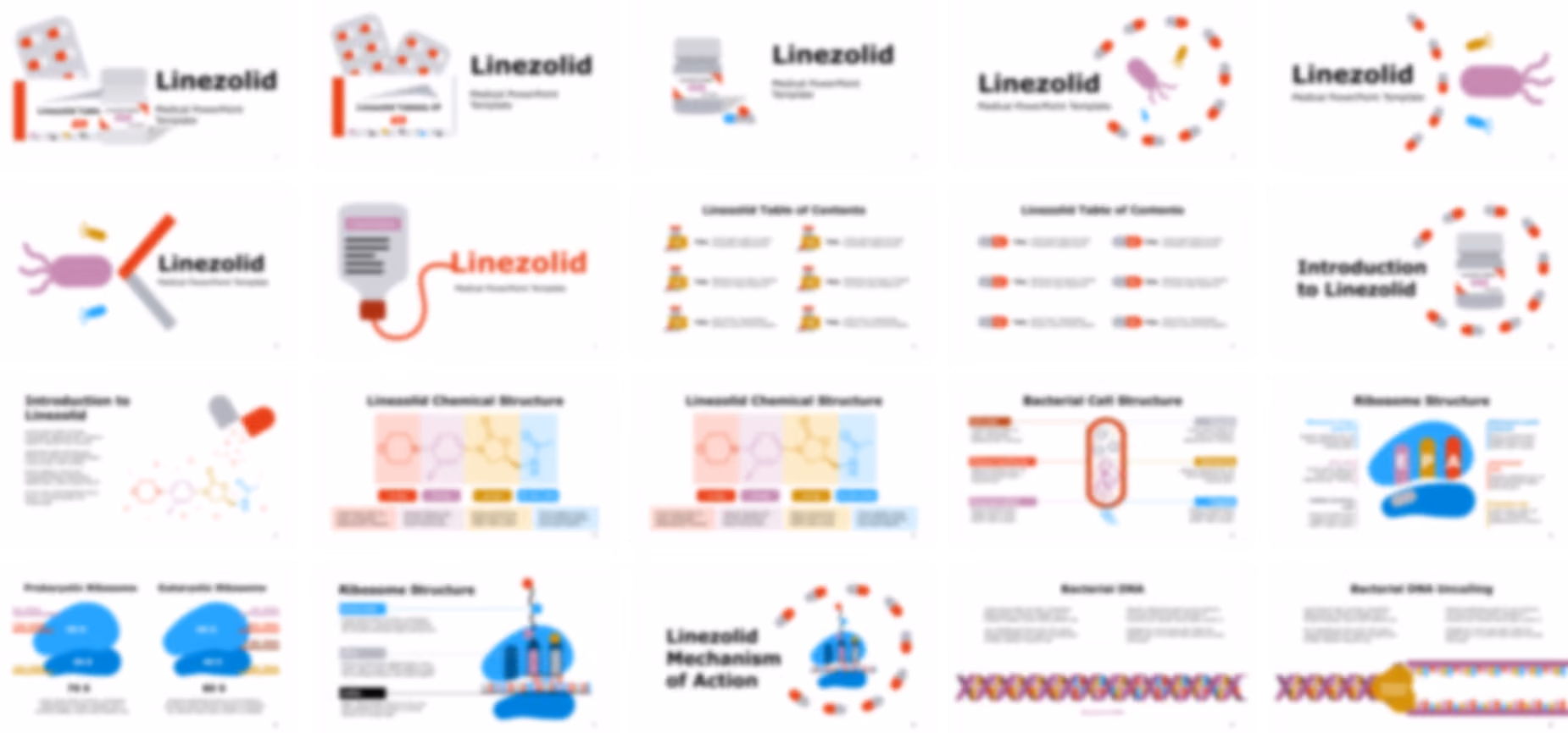 Linezolid PowerPoint Template slide preview