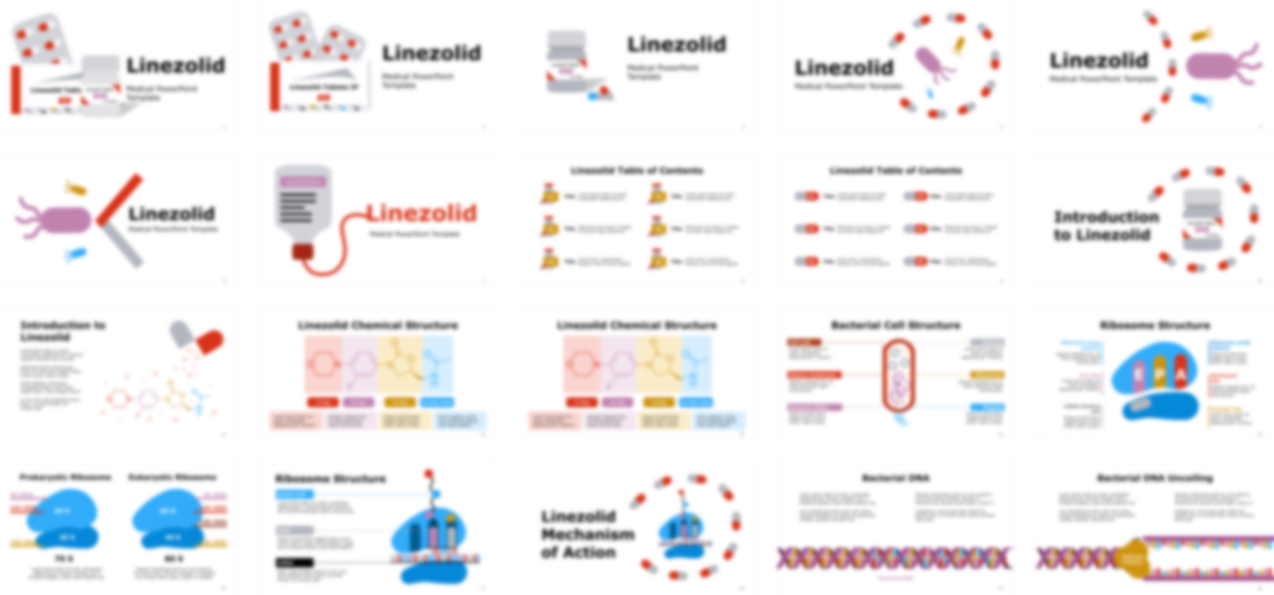 Linezolid PowerPoint Template slide preview