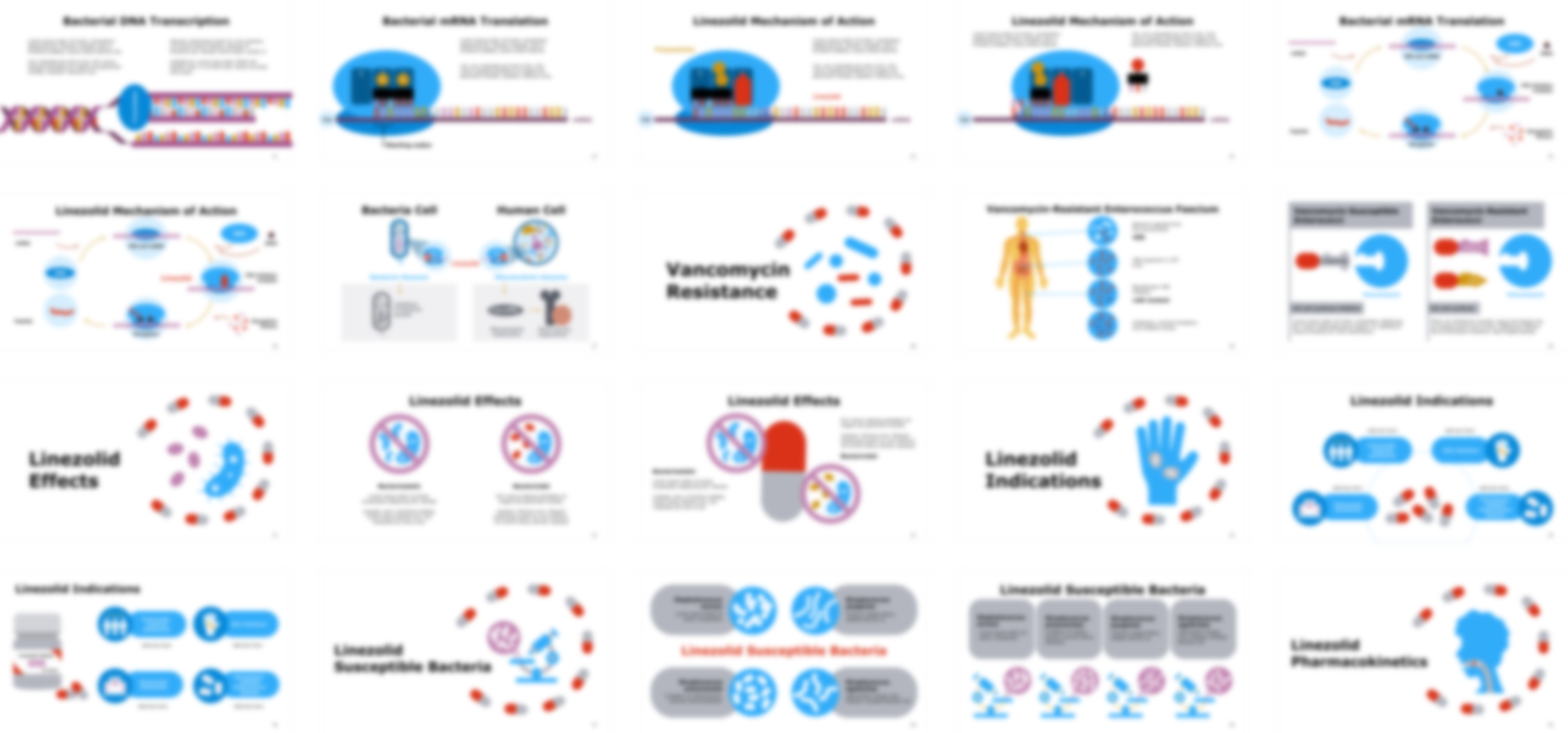 Linezolid presentation Template preview