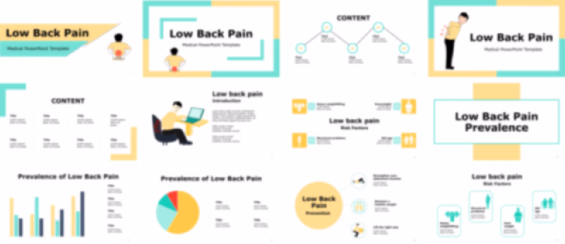 Low Back Pain PowerPoint Template slide preview
