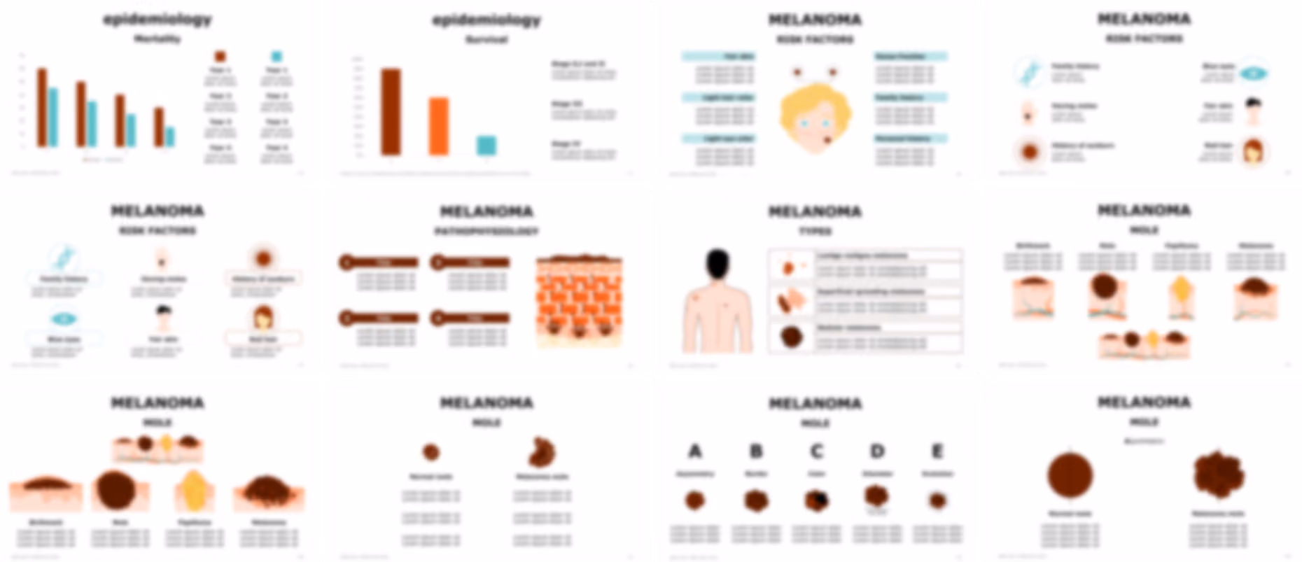 Melanoma presentation Template preview