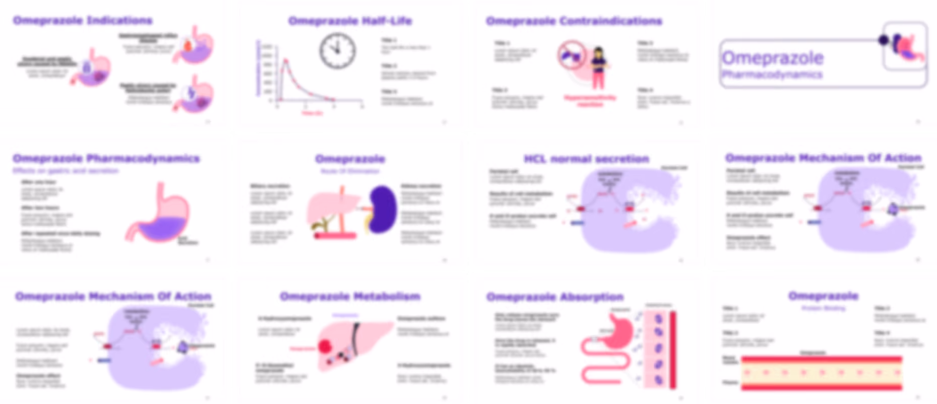 Omeprazole presentation Template preview